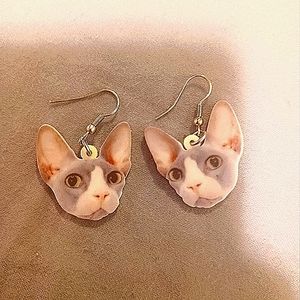 😺 SPHINX KITTY EARRINGS!! 😺